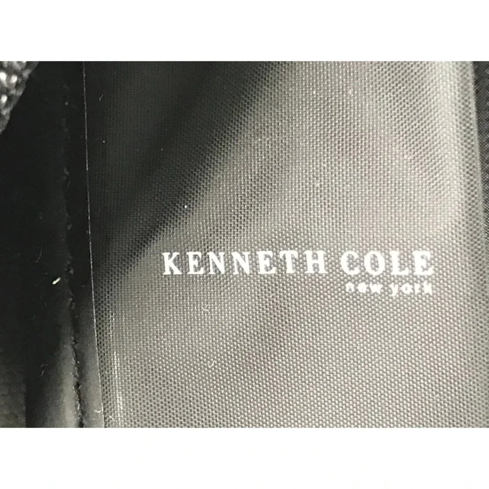 Kenneth Cole New York Unisex Black Canvas Zip Around‎ Double Handles Laptop Bag